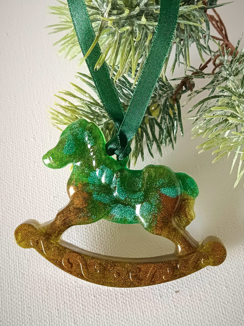 Kalėdinis eglutės žaisliukas „Arkliukas“